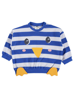 Civil Baby Mobil Aksesuarlı 3-18 Ay Sweatshirt - Mavi