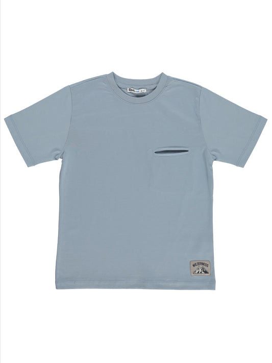 Civil Boys Everest Baskılı 10-13 Yaş Tişört - Mavi
