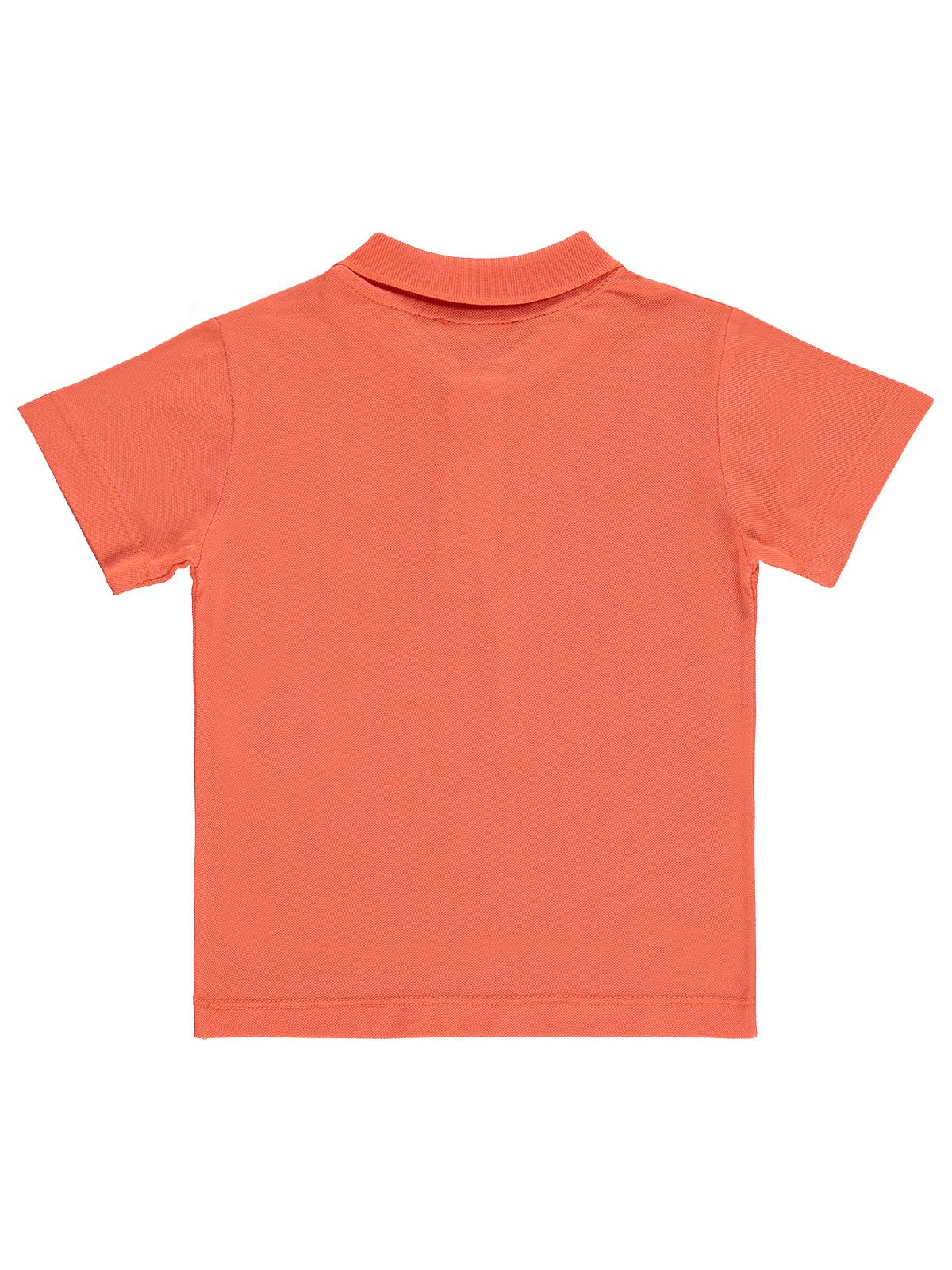 Civil Boys Erkek Çocuk Palmiye Nakışlı Polo Yaka 2-5 Yaş Tişört - Pembe