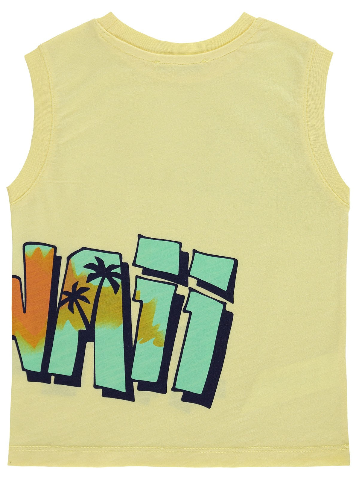 Civil Boys Hawaii Basklı 2-5 Yaş Tişört - Sarı