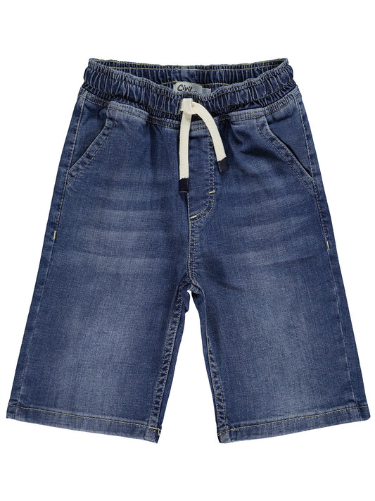 Civil Boys Bağcıklı Basic 6-9 Yaş Kapri - Mavi