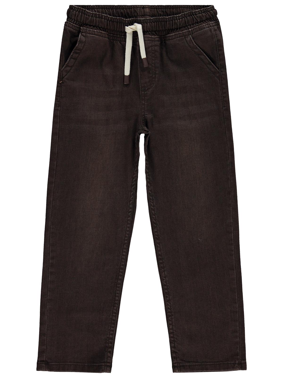 Civil Boys Bağcıklı Basic 6-9 Yaş Pantolon - Kahve
