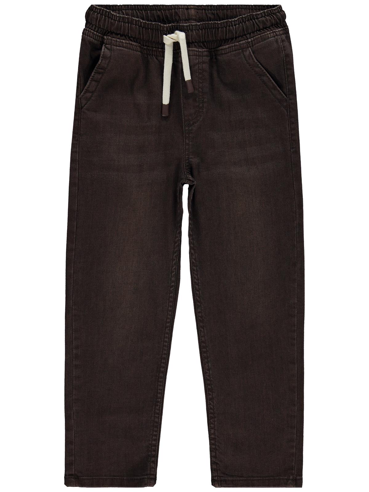 Civil Boys Bağcıklı Basic 2-5 Yaş Pantolon - Kahve