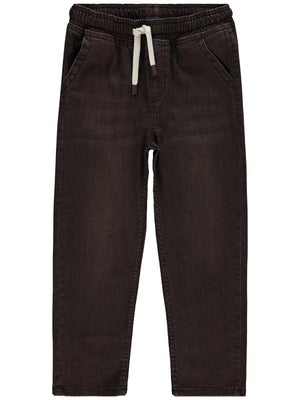 Civil Boys Bağcıklı Basic 2-5 Yaş Pantolon - Kahve