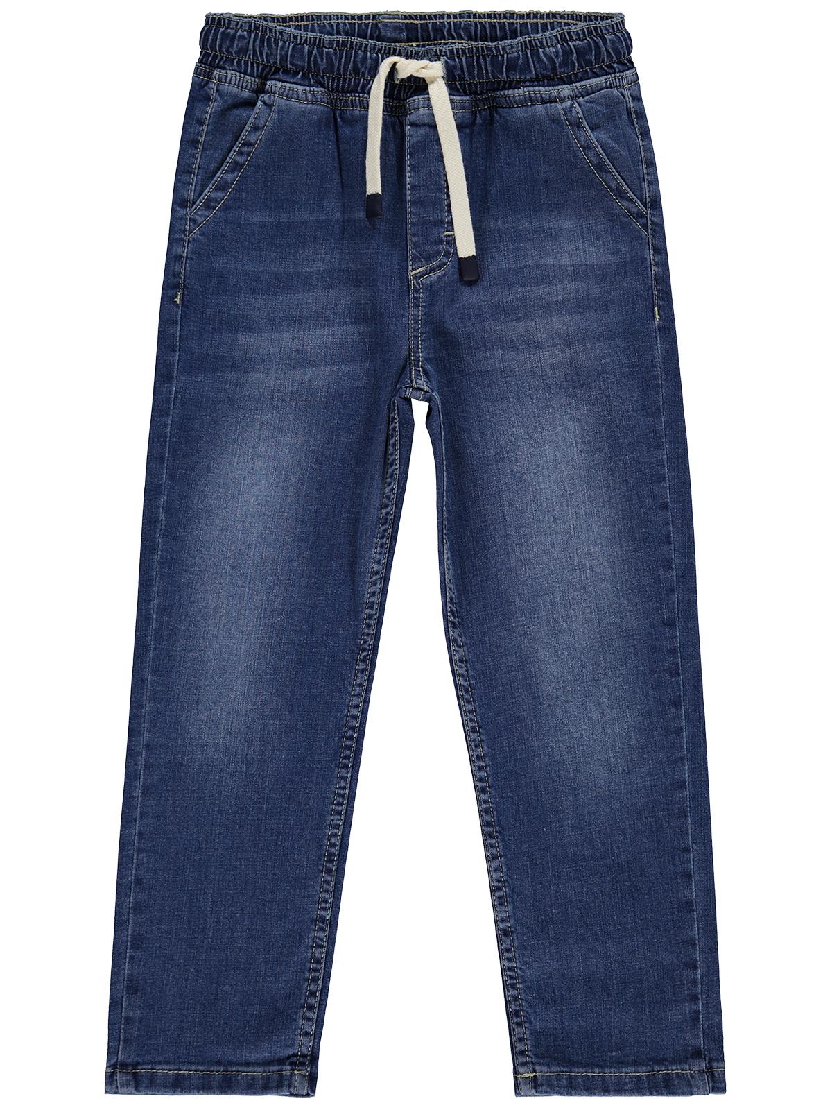 Civil Boys Bağcıklı Basic 6-9 Yaş Pantolon - Mavi