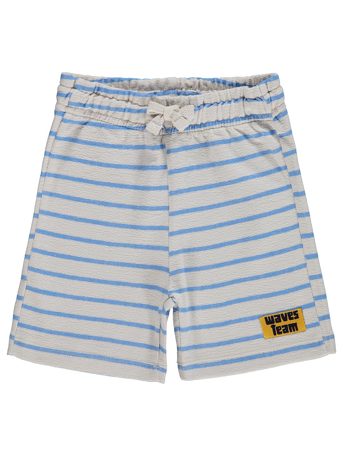 Civil Boys Çizgili Etiketli 2-5 Yaş Kapri - Mavi