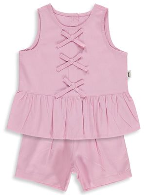 Civil Baby Çiçek Nakışlı 6-18 Ay Takım - Pembe