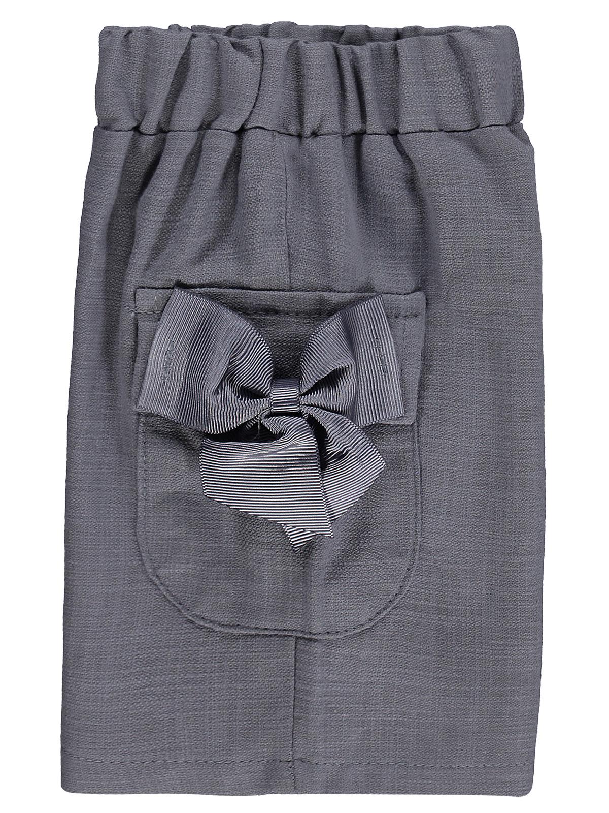 Civil Baby Cepli Fiyonklu 6-18 Ay Şort - Gri