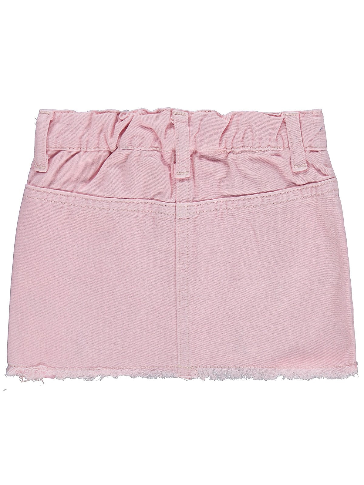 Civil Baby Çiçek Baskılı Denim 6-18 Ay Etek - Pembe