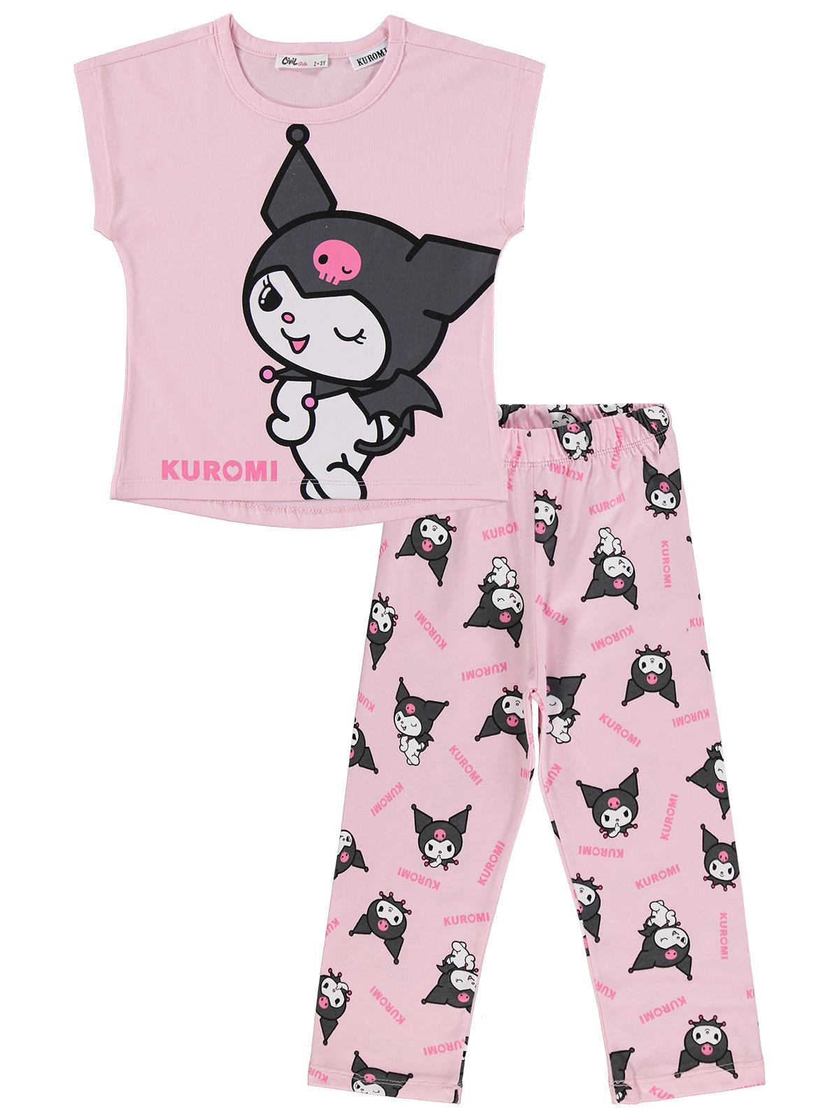 Kuromi 2-5 Yaş Pijama Takımı - Pembe