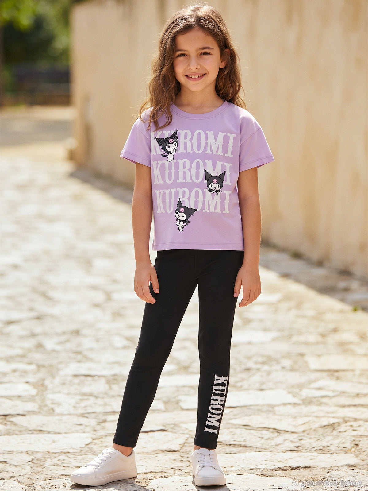 Kuromi 6-9 Yaş Takım - Lila-Siyah