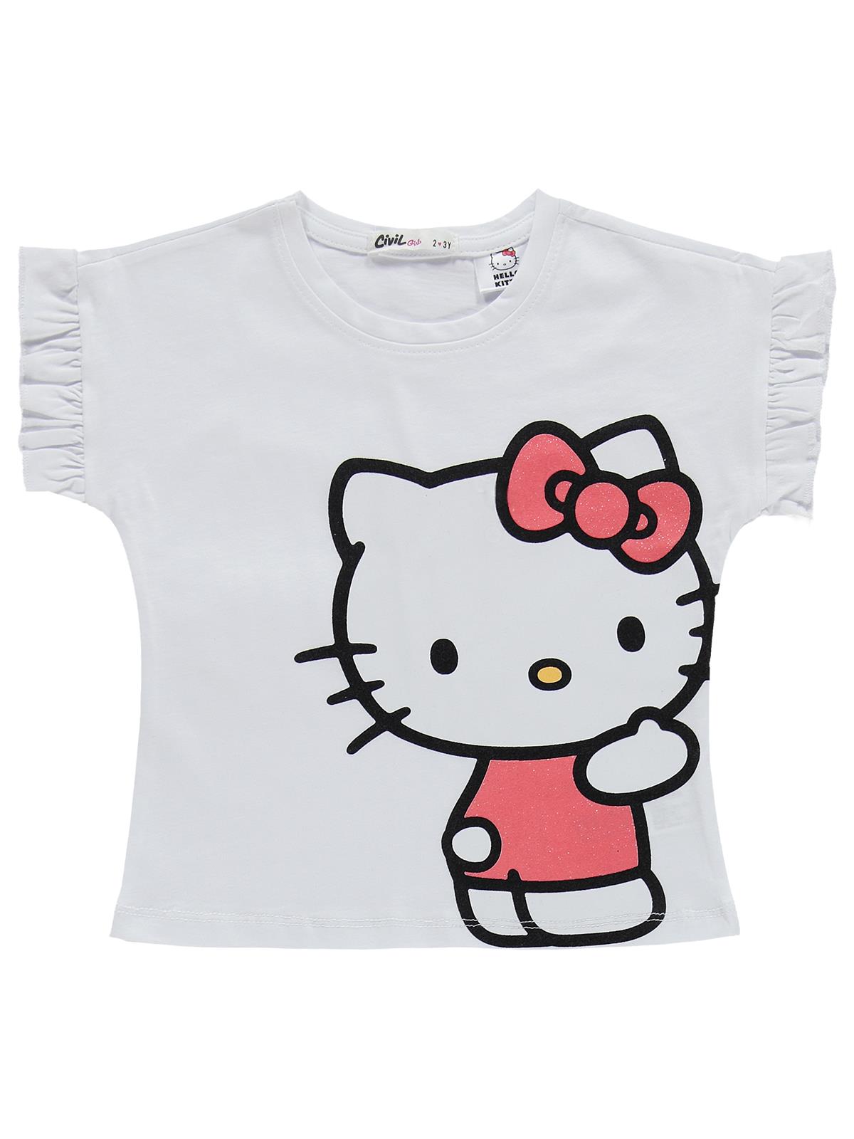 Hello Kitty 2-5 Yaş Takım - Kırık Beyaz-Siyah
