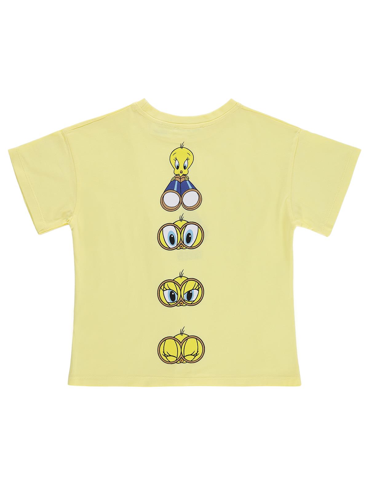 Tweety Kız Çocuk 6-9 Yaş Tişört - Sarı