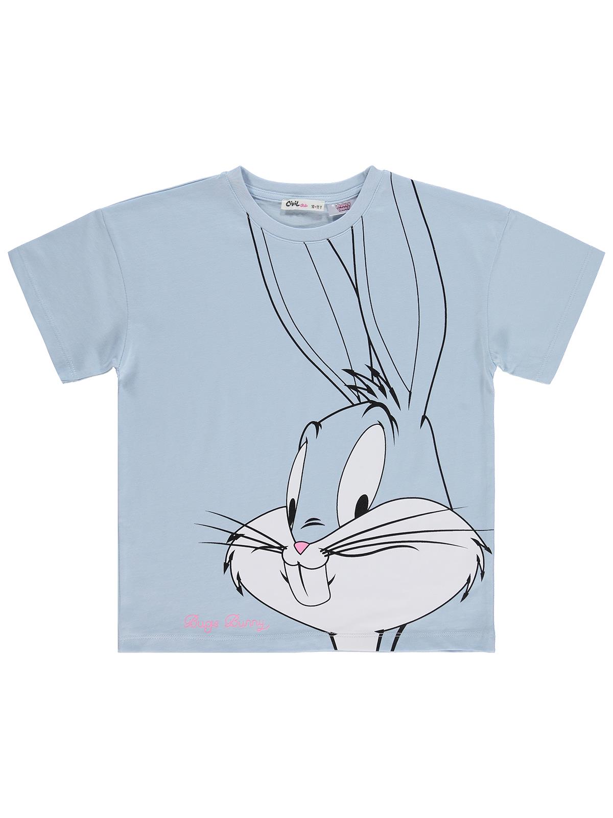 Bugs Bunny 10-13 Yaş Tişört - Mavi
