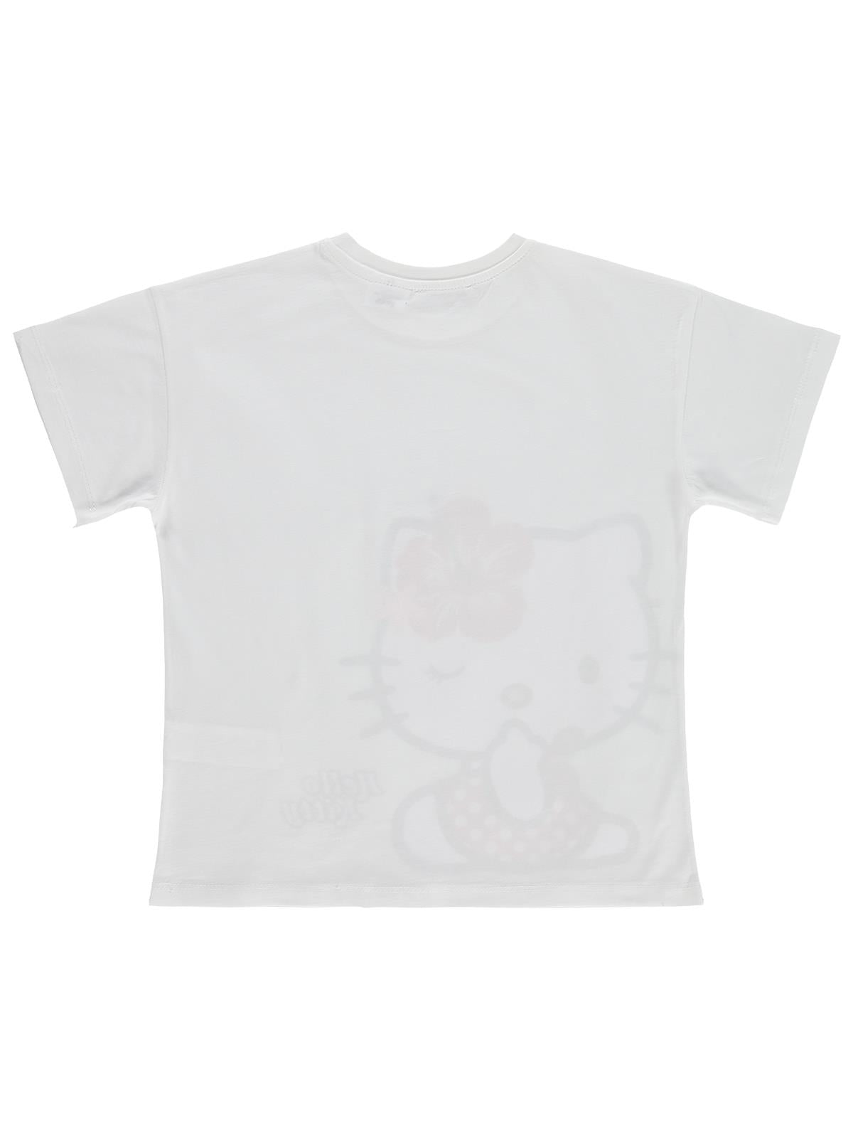 Hello Kitty 10-13 Yaş Tişört - Kırık Beyaz