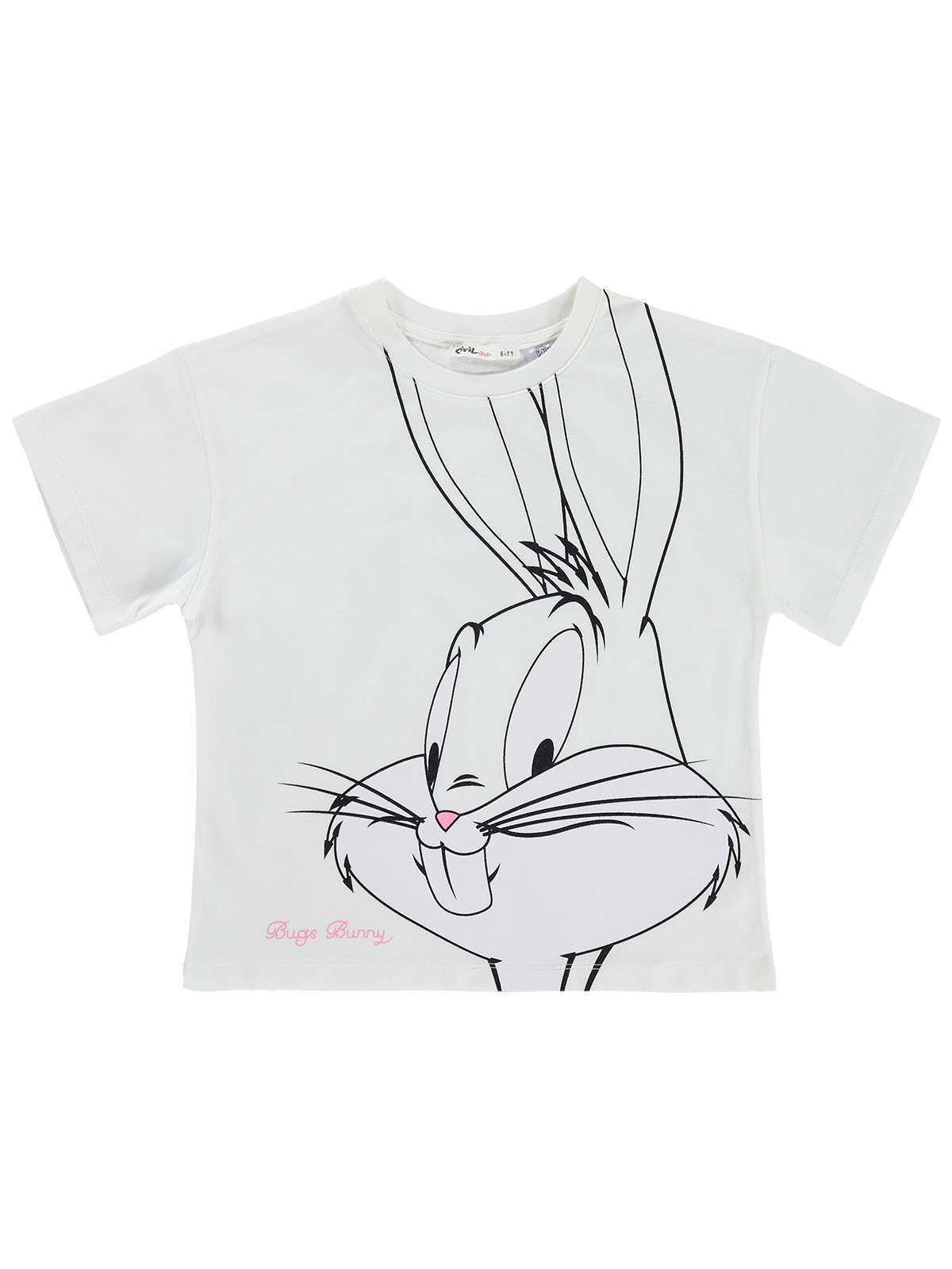 Bugs Bunny 6-9 Yaş Tişört - Kırık Beyaz