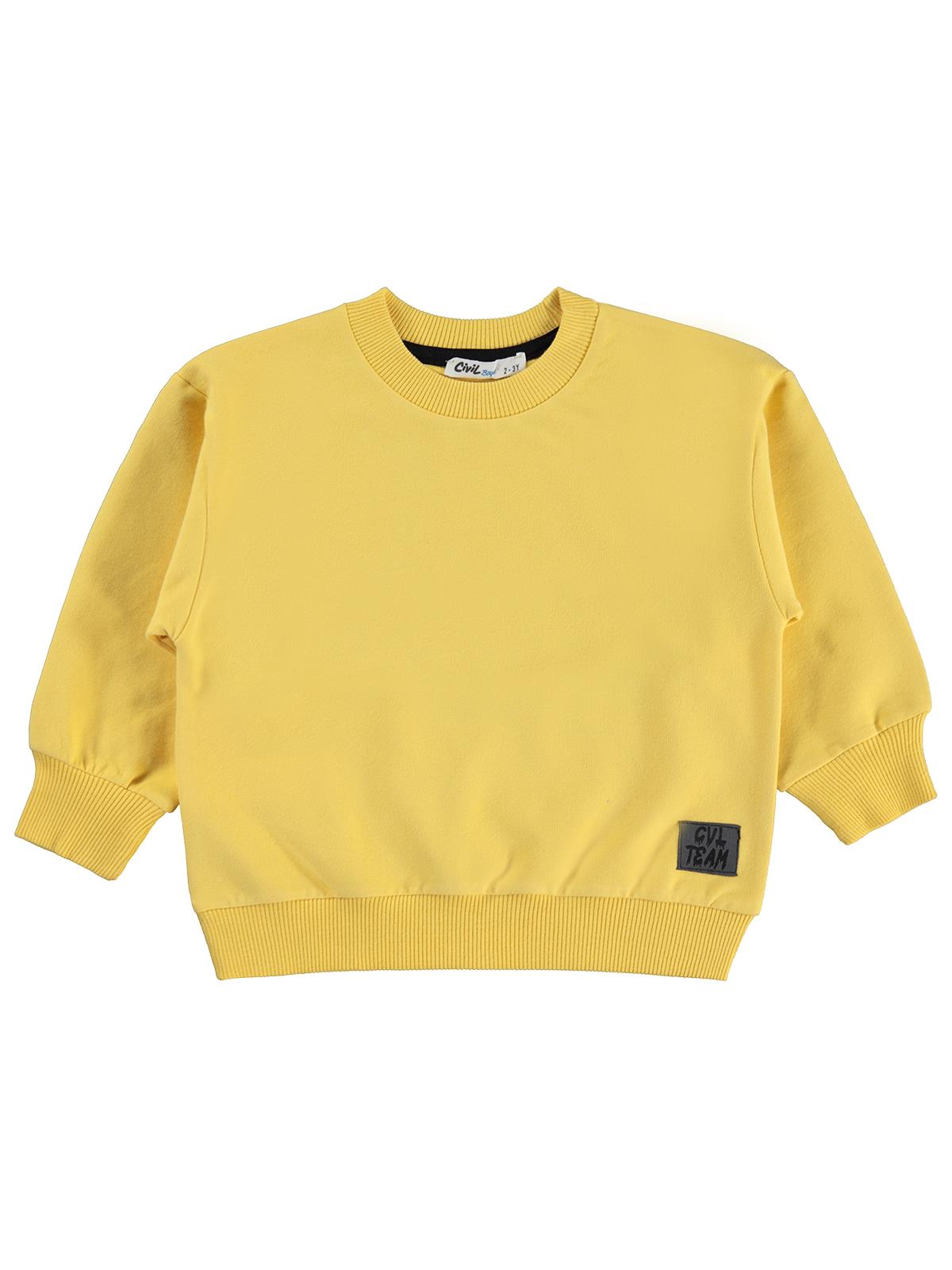Civil Boys Armalı 2-5 Yaş Sweatshirt - Hardal