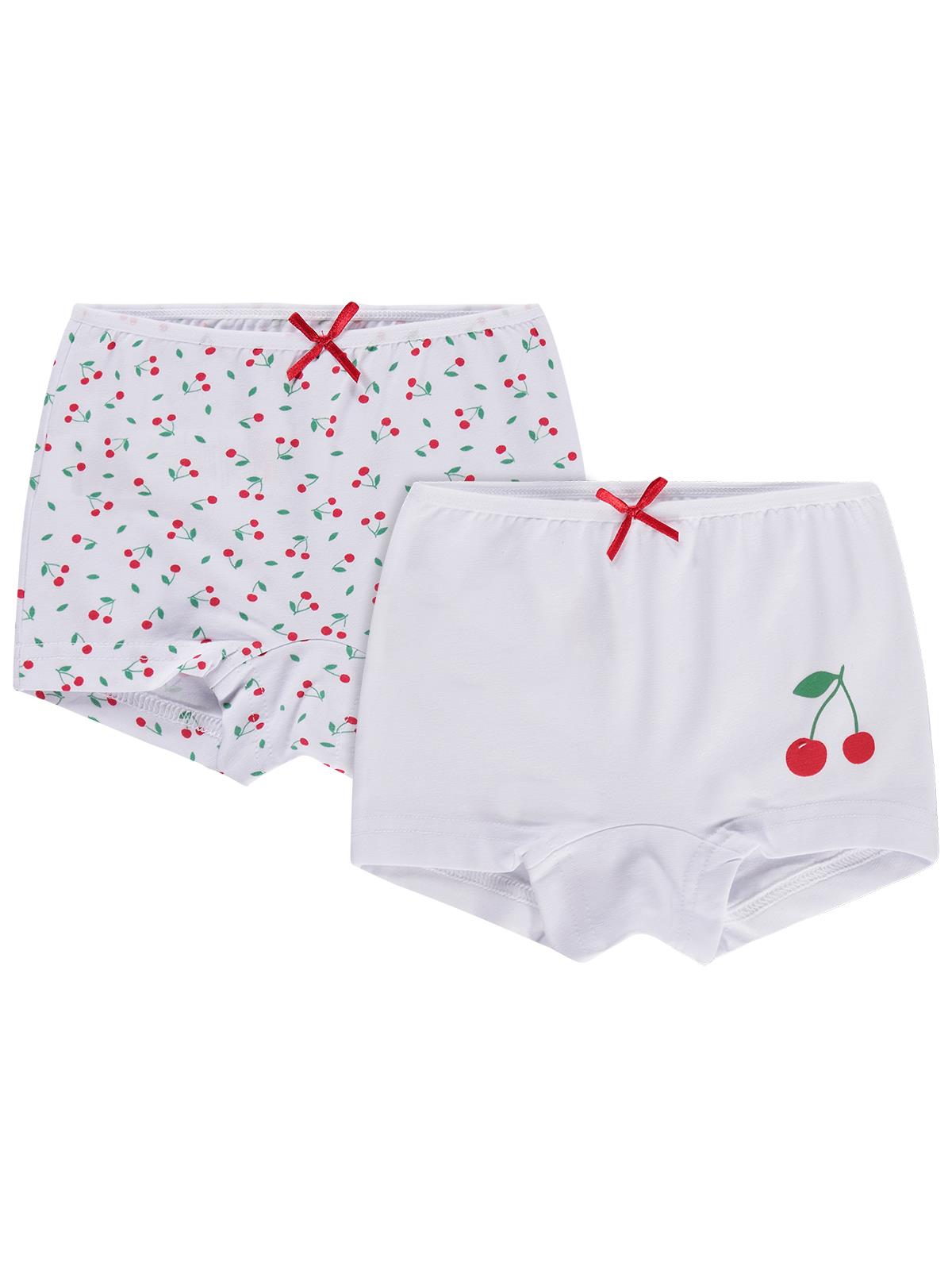 Civil Girls Kız Çocuk Kiraz 2-10 Yaş 2'li Boxer