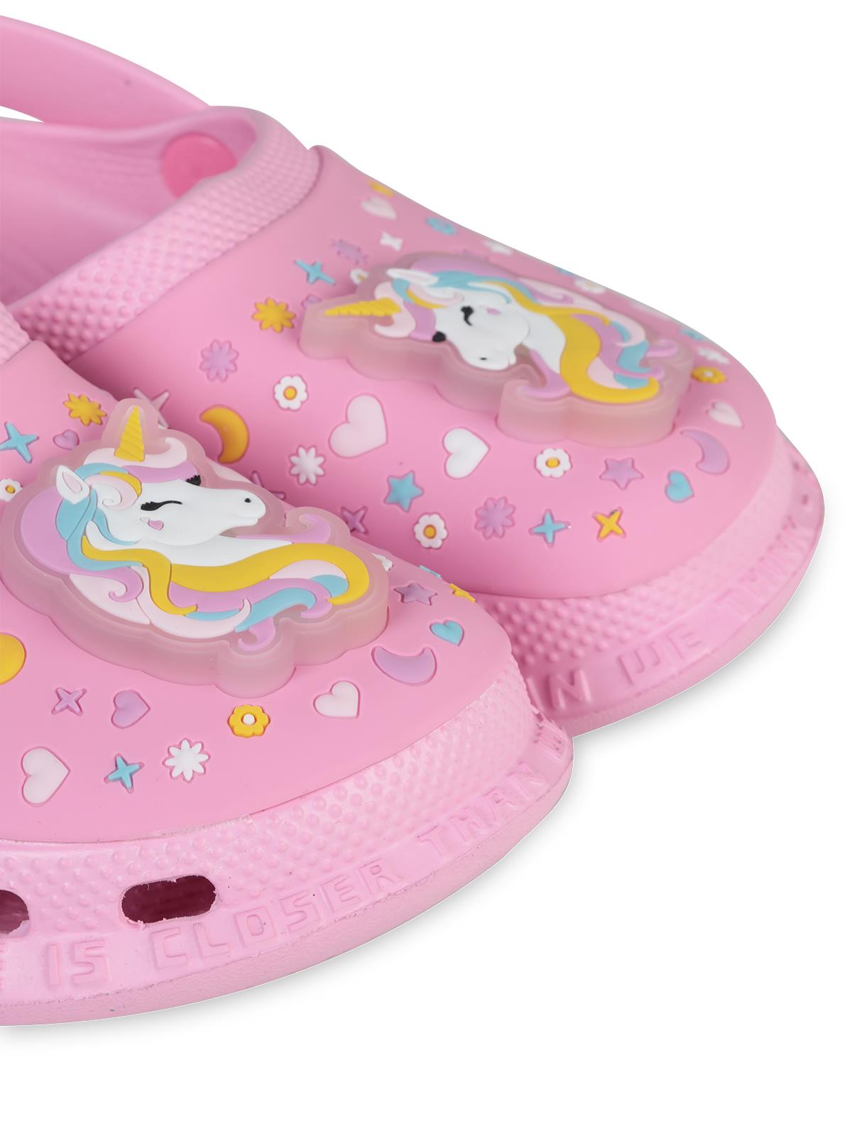 Civil Girls Patch Işıklı 30-33 Numara Terlik - Pembe