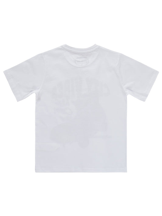 Civil Boys City Vibes Baskılı 10-13 Yaş Tişört - Beyaz