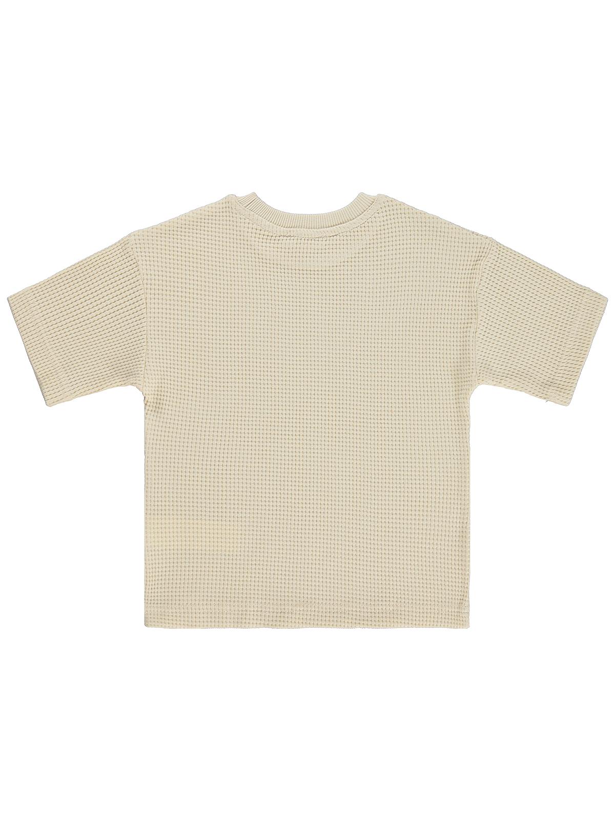Civil Boys Basic Waffle 2-5 Yaş Tişört - Kahverengi
