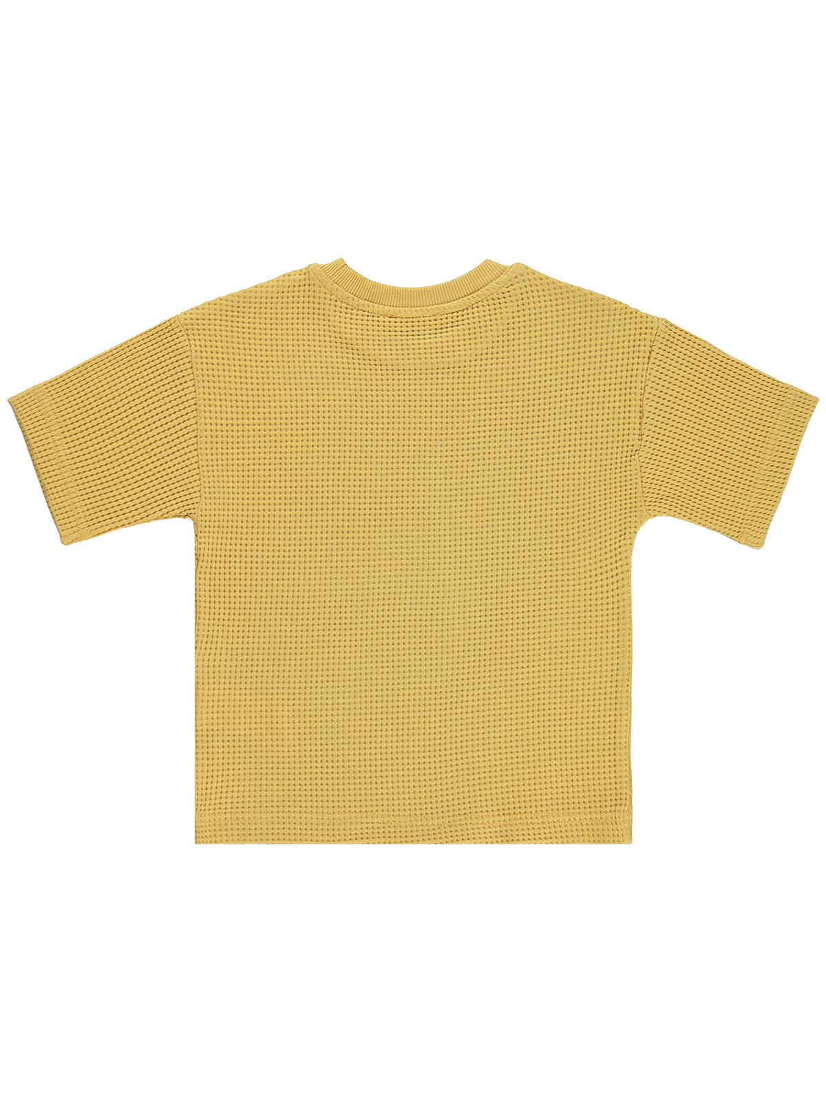 Civil Boys Basic Waffle 2-5 Yaş Tişört - Sarı
