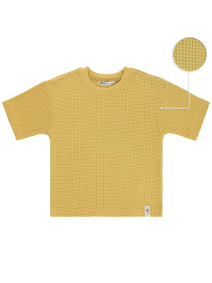 Civil Boys Basic Waffle 2-5 Yaş Tişört - Sarı