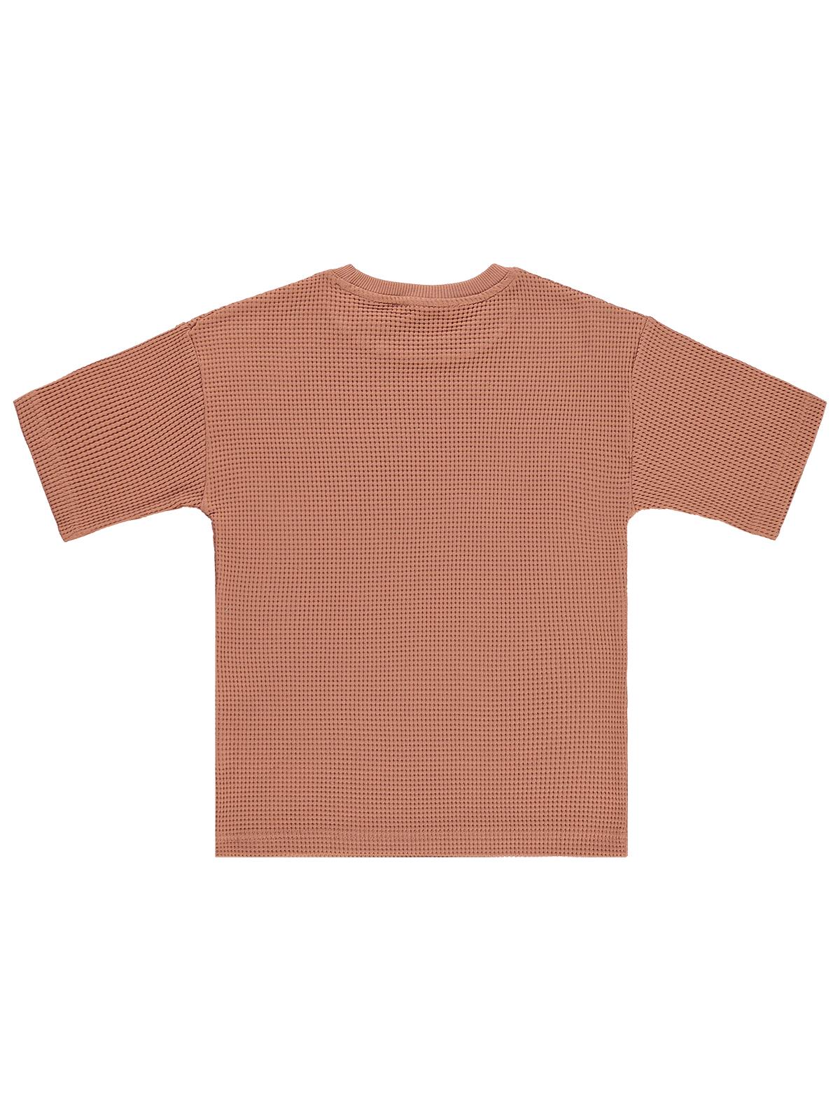 Civil Boys Basic Waffle 6-9 Yaş Tişört - Pudra