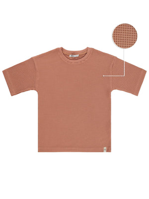 Civil Boys Basic Waffle 10-13 Yaş Tişört - Pudra