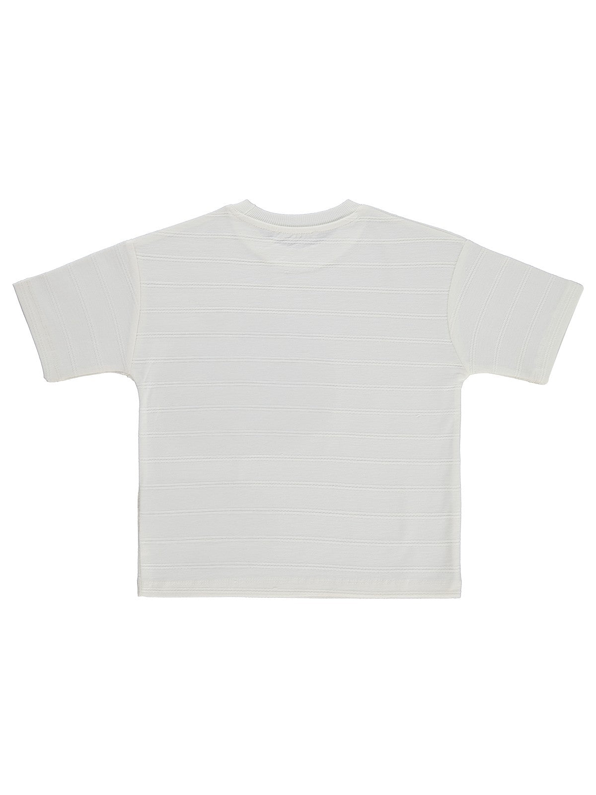 Civil Boys Basic Önü Cepli 2-5 Yaş Tişört - Beyaz