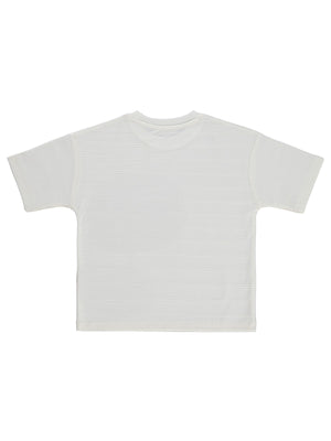 Civil Boys Basic Önü Cepli 2-5 Yaş Tişört - Beyaz