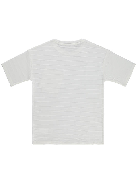 Civil Boys Basic Önü Cepli 10-13 Yaş Tişört - Beyaz