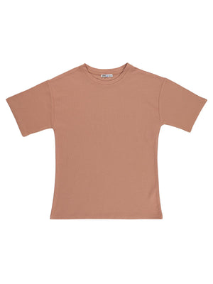 Civil Boys Basic Petek 10-13 Yaş Tişört - Pudra