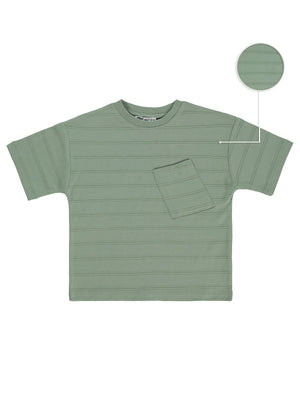 Civil Boys Basic Önü Cepli 2-5 Yaş Tişört - Yeşil