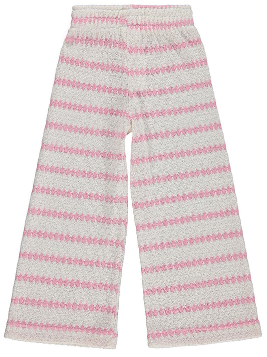 Civil Girls Bol Paça 6-9 Yaş Pantolon - Pembe
