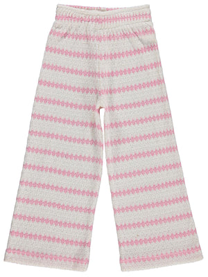 Civil Girls Bol Paça 6-9 Yaş Pantolon - Pembe