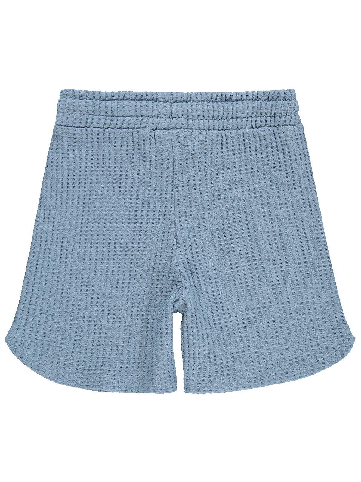 Civil Boys Basic Waffle 10-13 Yaş Şort - Mavi