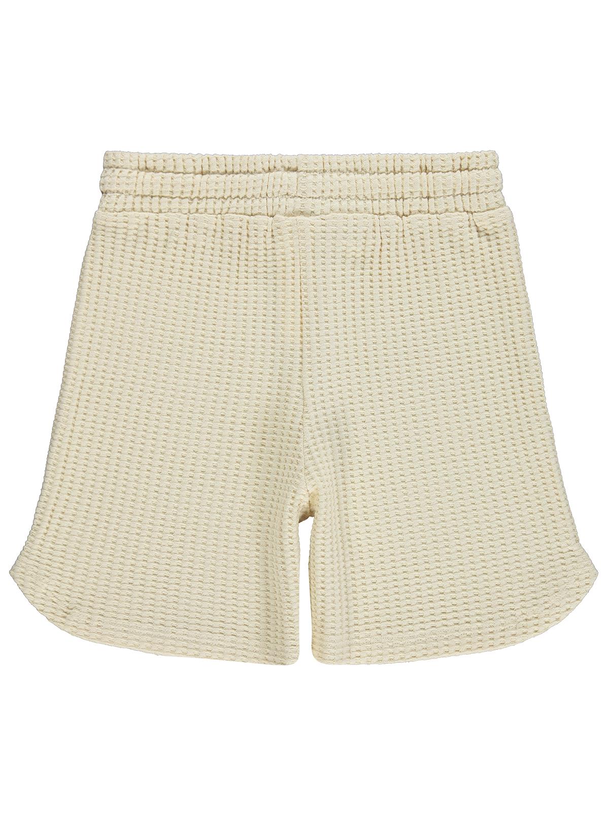 Civil Boys Basic Waffle 6-9 Yaş Şort - Kahverengi