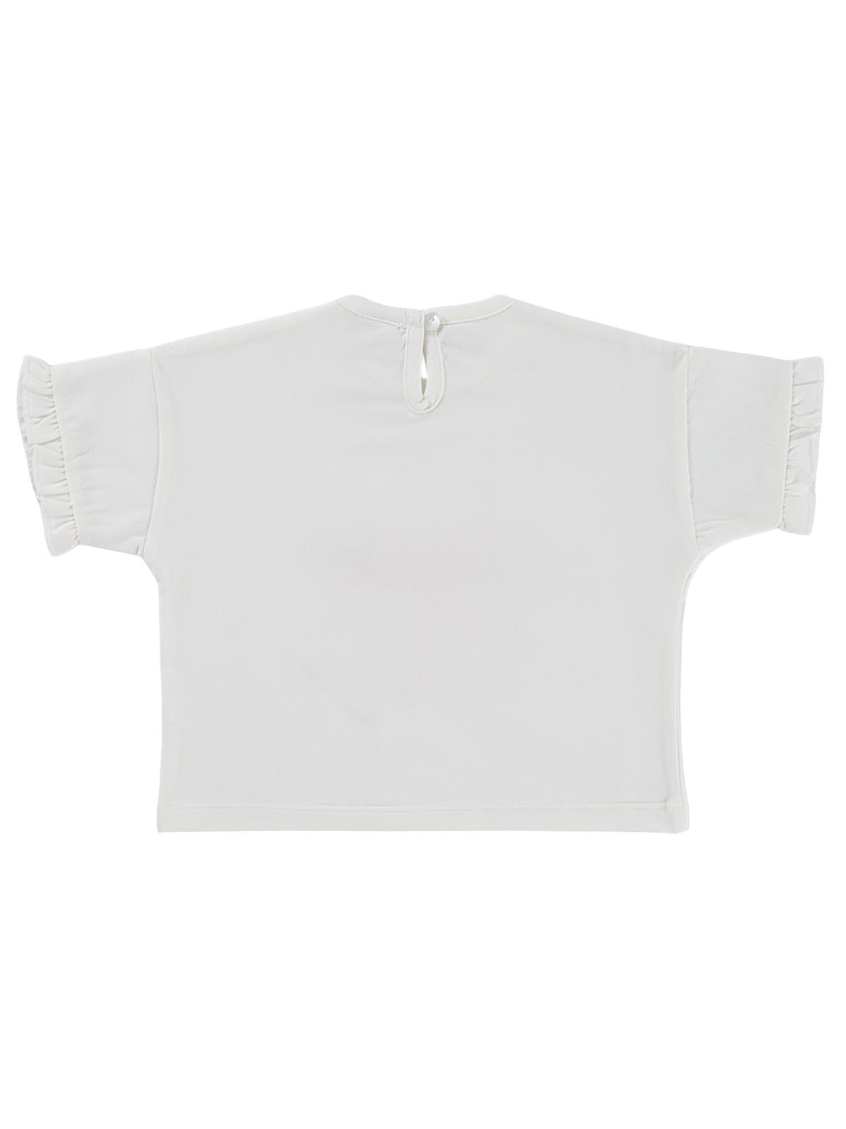 Civil Baby Summer Vibes Çiçek Baskılı 6-18 Ay Tişört - Ekru