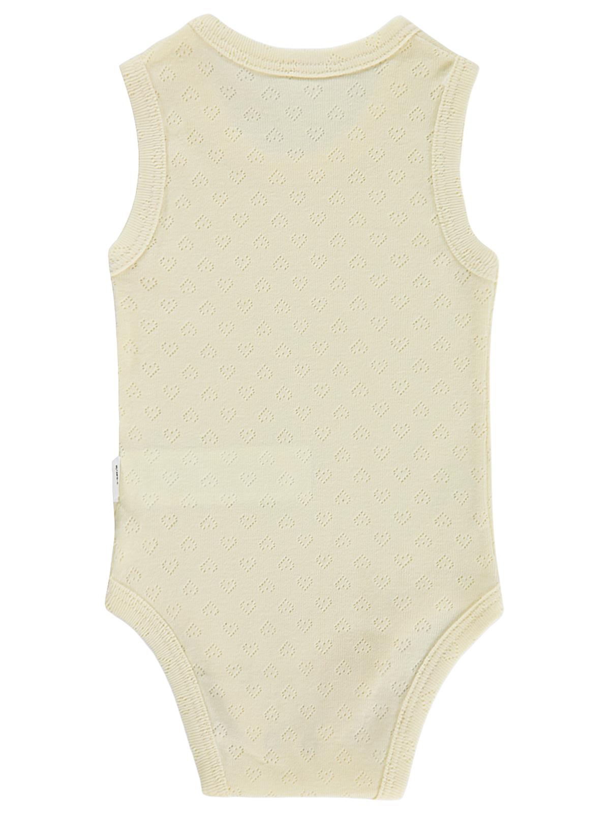 Civil Baby Jakarlı 3-36 Ay Çıtçıtlı Badi - Sarı