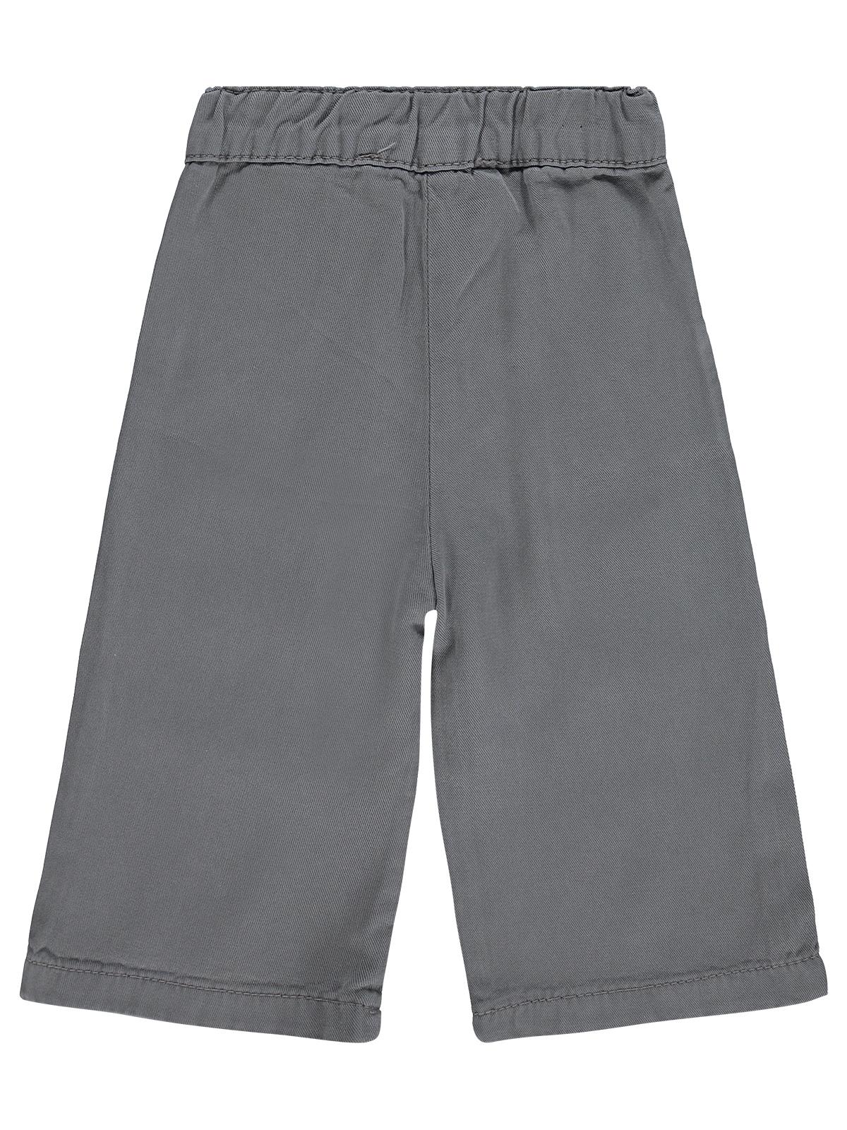 Civil Baby Pileli Tencel 6-18 Ay Pantolon Kot - Gri