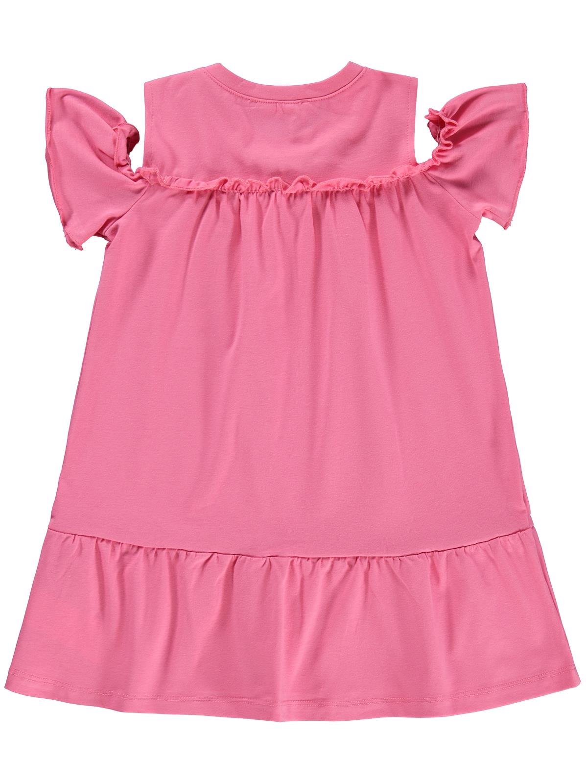 Civil Girls Çilek Desenli 2-5 Yaş Elbise - Pembe