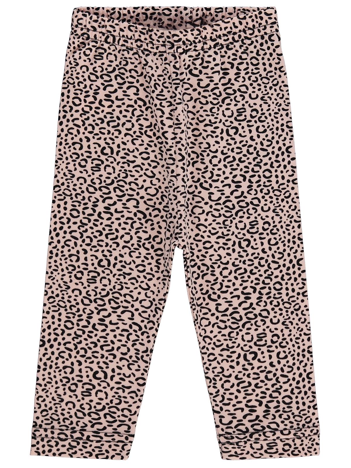 Civil Baby Leopar Baskılı 6-18 Ay Tayt - Siyah