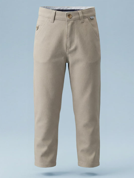 Pierre Cardin PC Etiketli Pantolon | Gabardin | Okul Kreş ve Günlük Kullanım - Bej