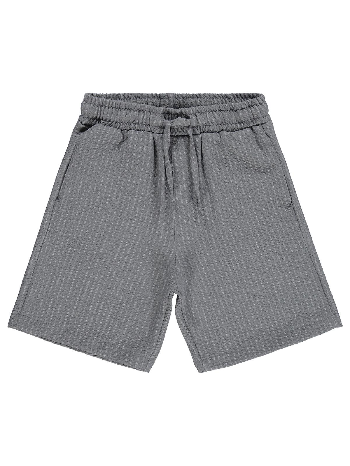 Civil Boys Dokulu 6-9 Yaş Şort - Gri