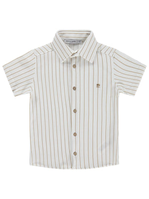 Pierre Cardin Waffle 2-5 Yaş Gömlek - Ekru