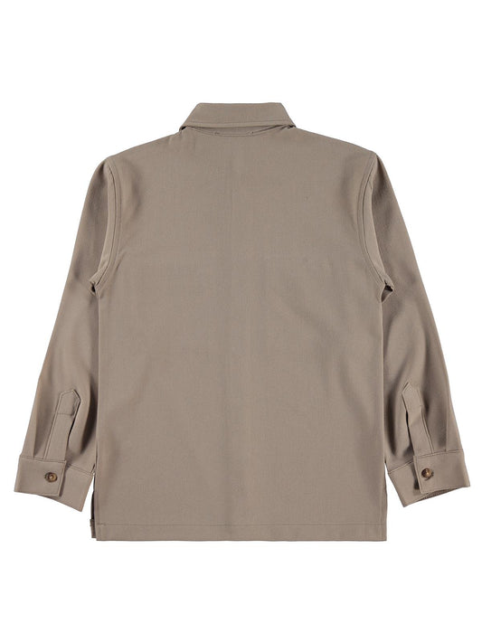 Pierre Cardin Çift Cepli 6-9 Yaş Gömlek - Bej
