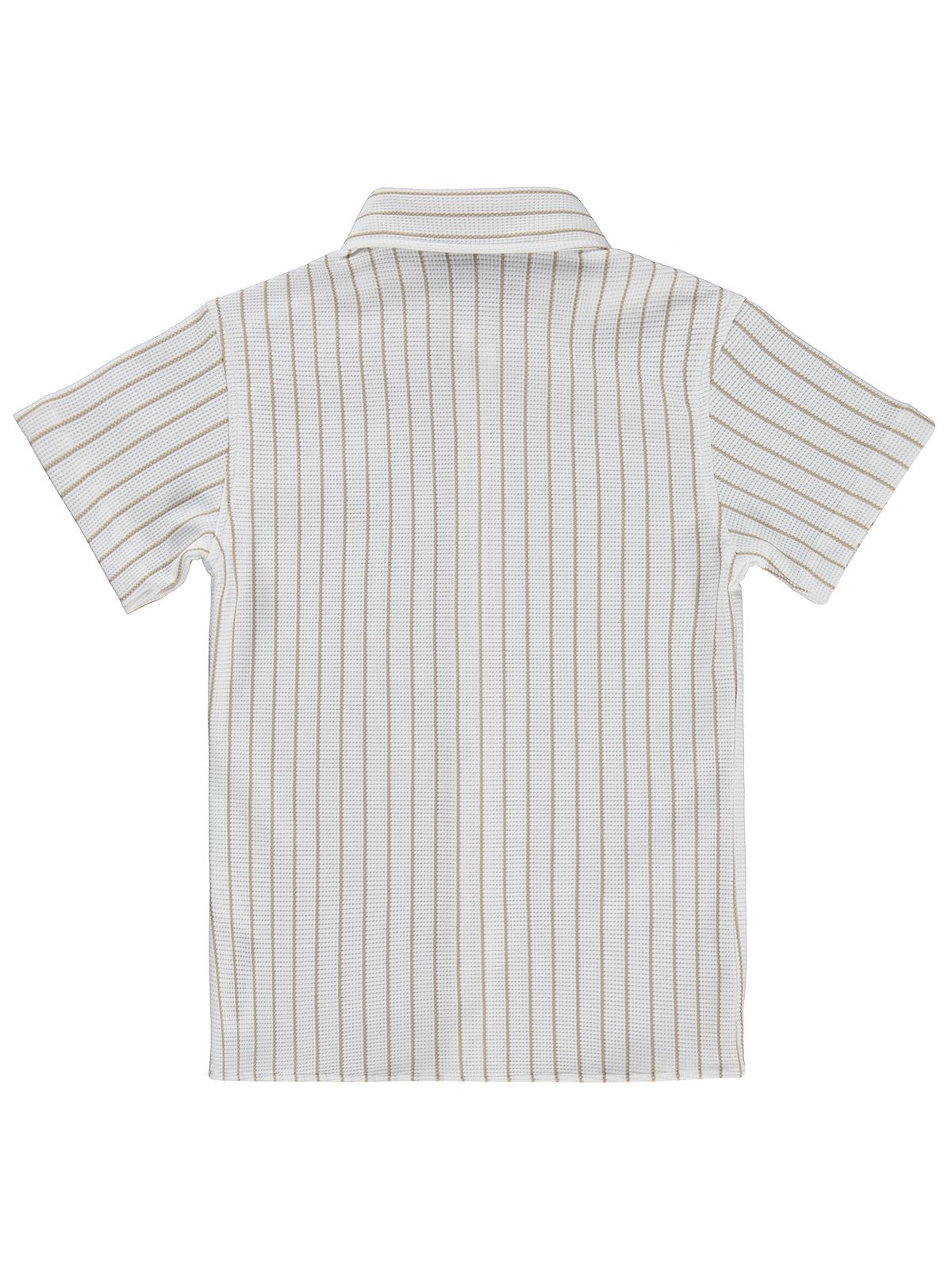 Pierre Cardin Waffle 6-9 Yaş Gömlek - Ekru