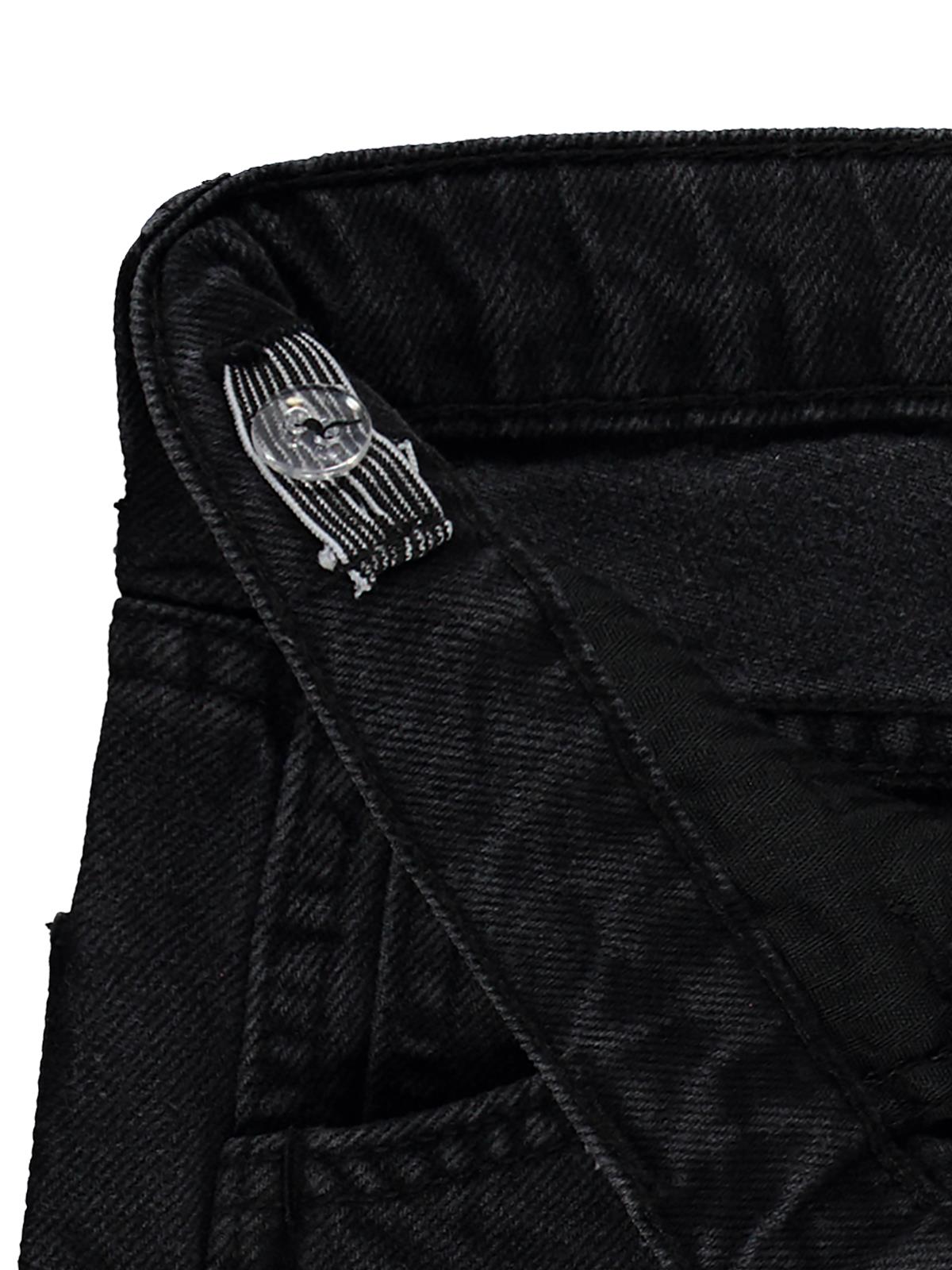 Civil Boys Yan Cepli Baggy Kalıp 10-13 Yaş Pantolon Kot - Siyah