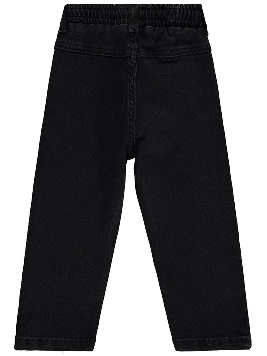 Civil Boys Beli Lastikli Jogger 2-5 Yaş Pantolon Kot - Siyah